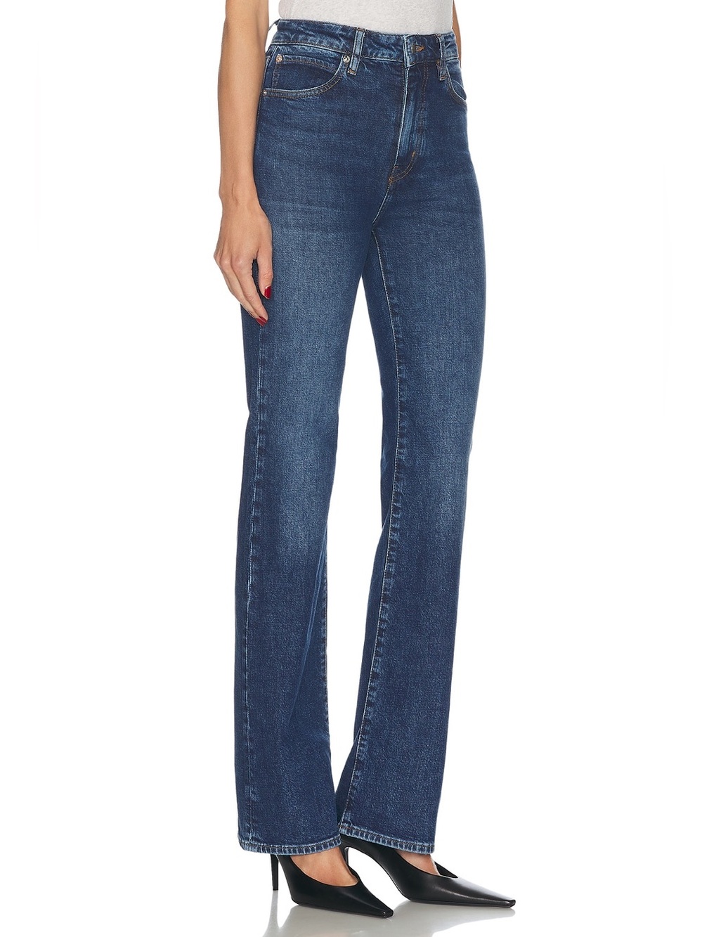 Frame The Arrow Jeans in Rival Blue Boot Cut Jeans Women’s Size 29 Retail $268